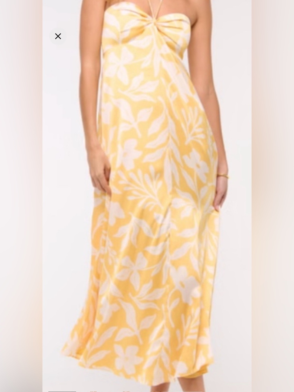 Abercrombie
Yellow & White Floral Strapless Maxi Dress - Picture 12 of 12